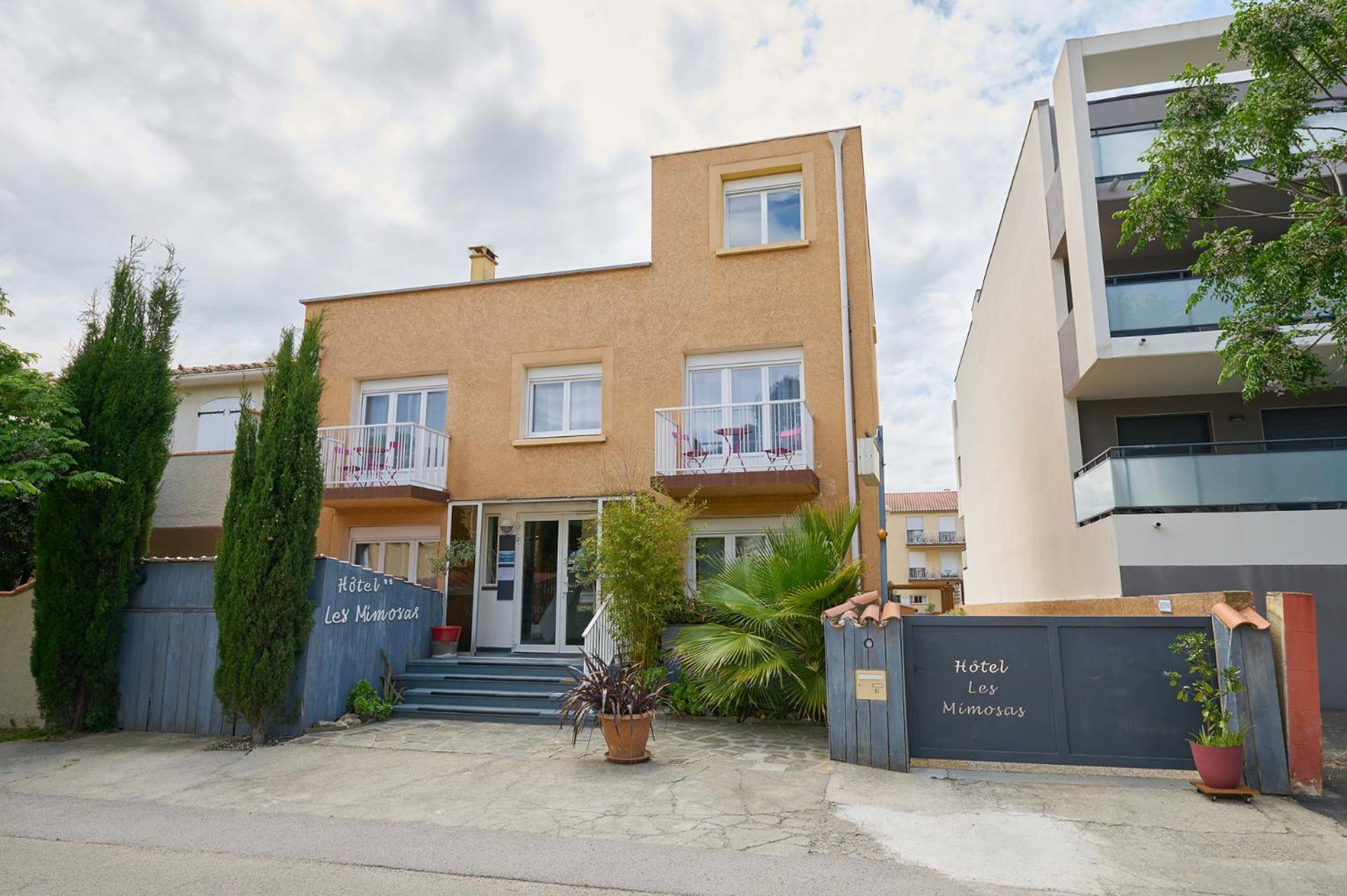 Hotel Les Mimosas Argeles-sur-Mer Luaran gambar