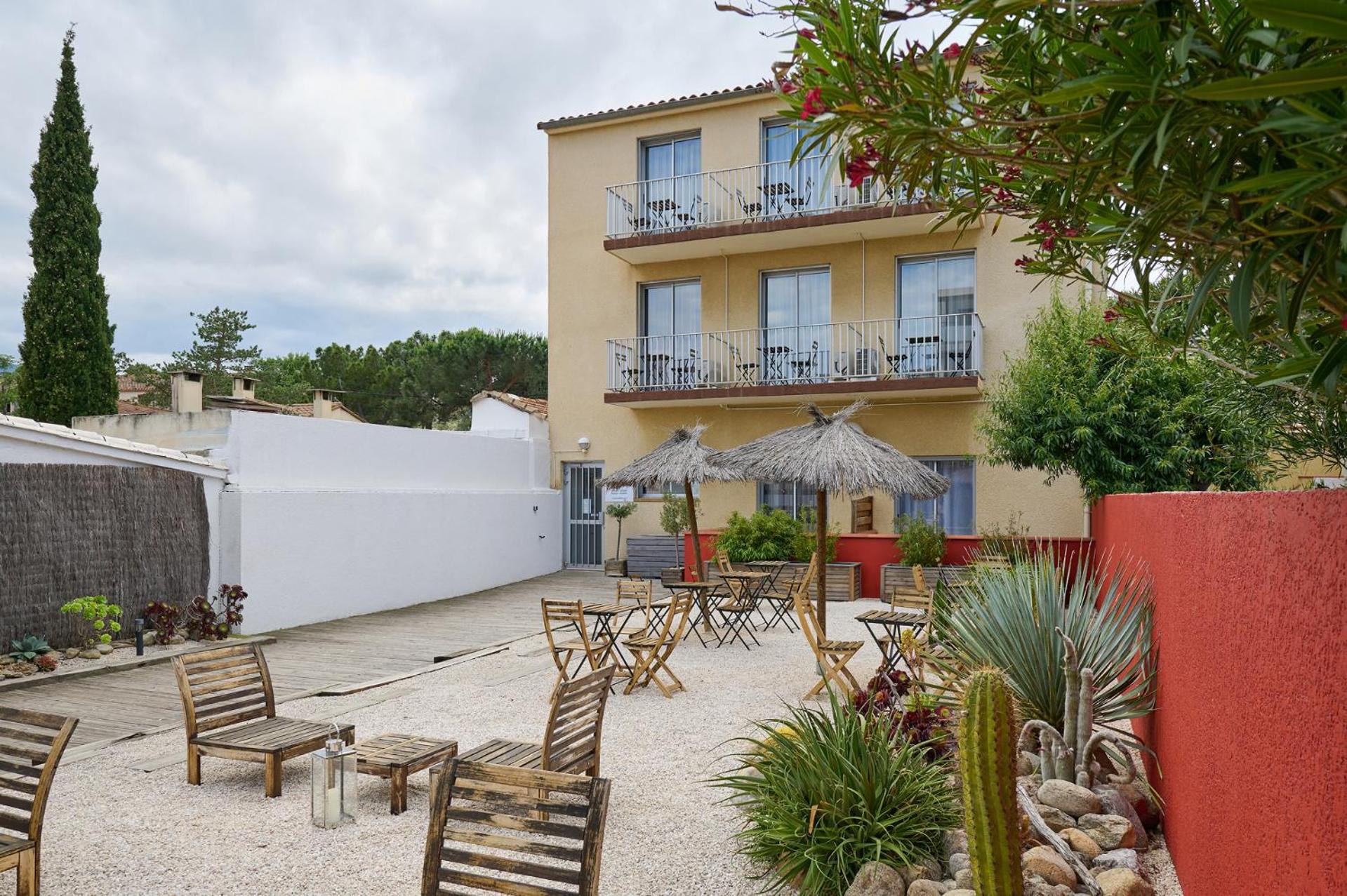 Hotel Les Mimosas Argeles-sur-Mer Luaran gambar